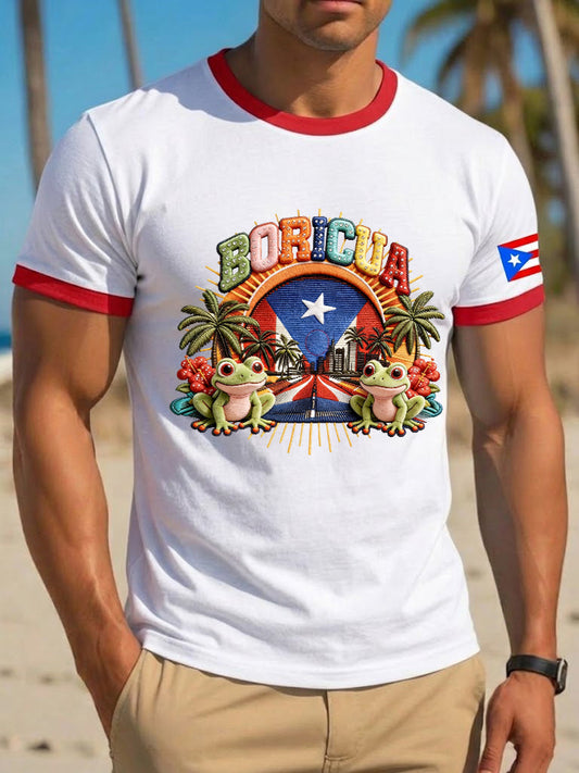 Men's Puerto Rico Printed T-shirt