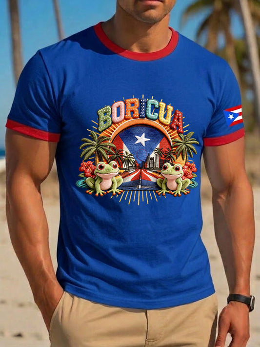 Men's Puerto Rico Printed T-shirt