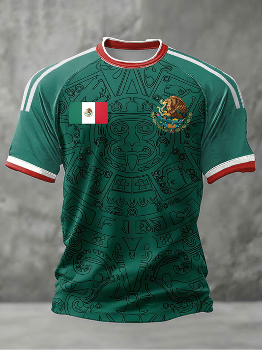 Men's Mexico Baseball Lover Print short sleeve t-shirt