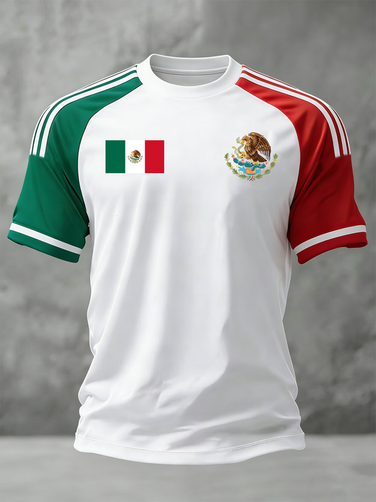 Men's Mexico Baseball Lover Print short sleeve t-shirt