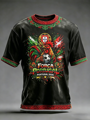 Men's Portugal Football Short Sleeves T-shirt