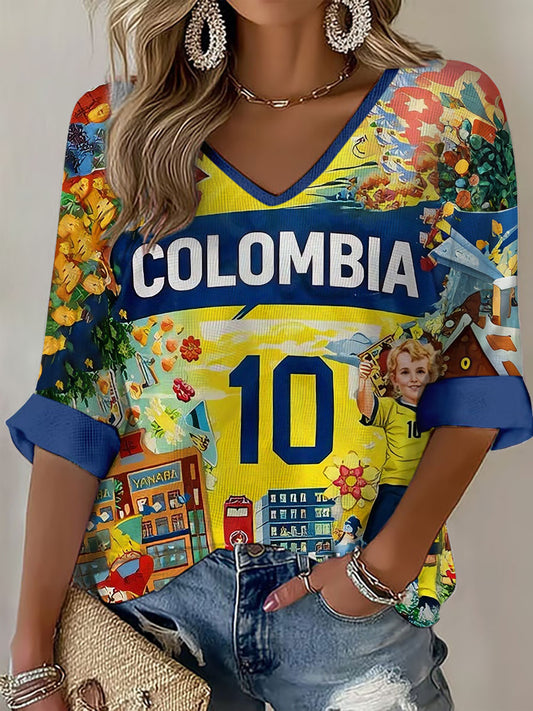 Women's Columbia Printed Casual T-Shirt