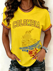 Women's Colombia Print T-Shirt