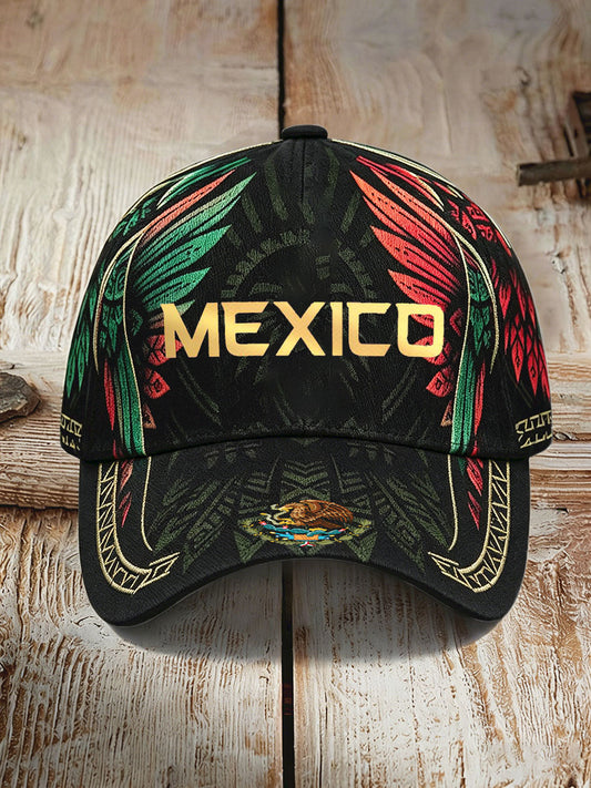 Unisex Mexico Football Lover Art Printed Hat