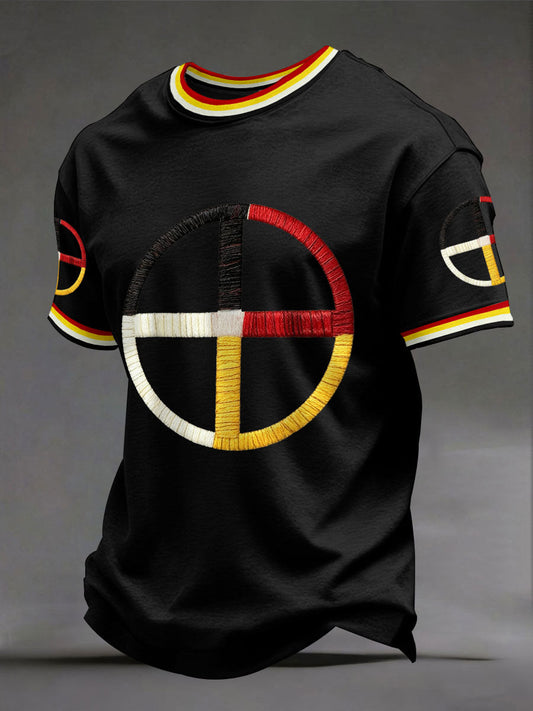 Men's Indigenous Medicine Wheel T-Shirts