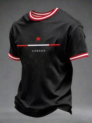 Men's Canada Print Casual T-Shirt