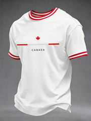 Men's Canada Print Casual T-Shirt