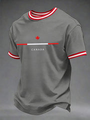 Men's Canada Print Casual T-Shirt