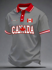 Men's Canada Print Casual T-Shirt