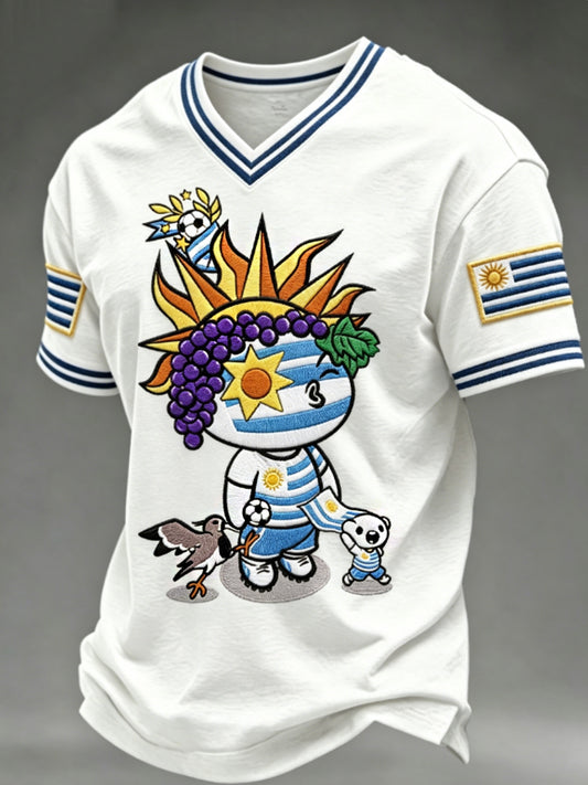 Men's V-neck T-shirt