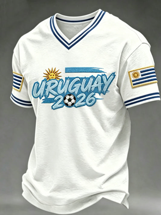 Men's V-neck T-shirt