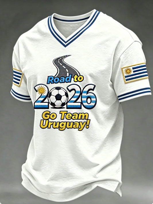 Men's V-neck T-shirt