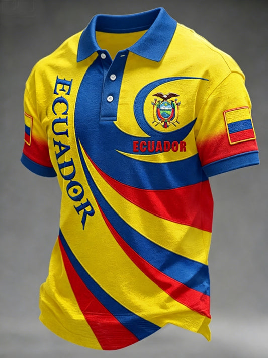 Men's ECUADOR 2026 Football polo shirt