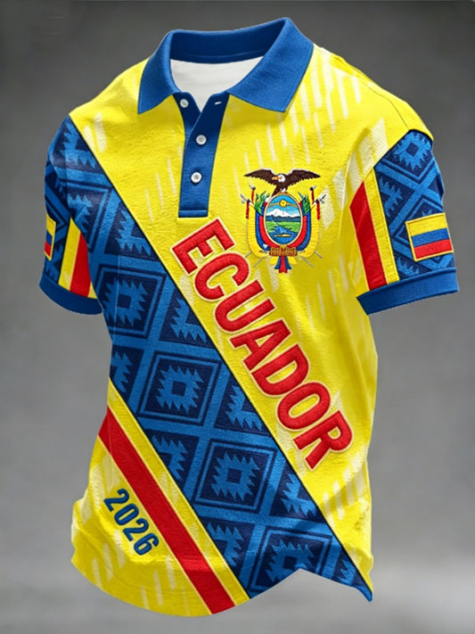 Men's ECUADOR 2026 Football polo shirt