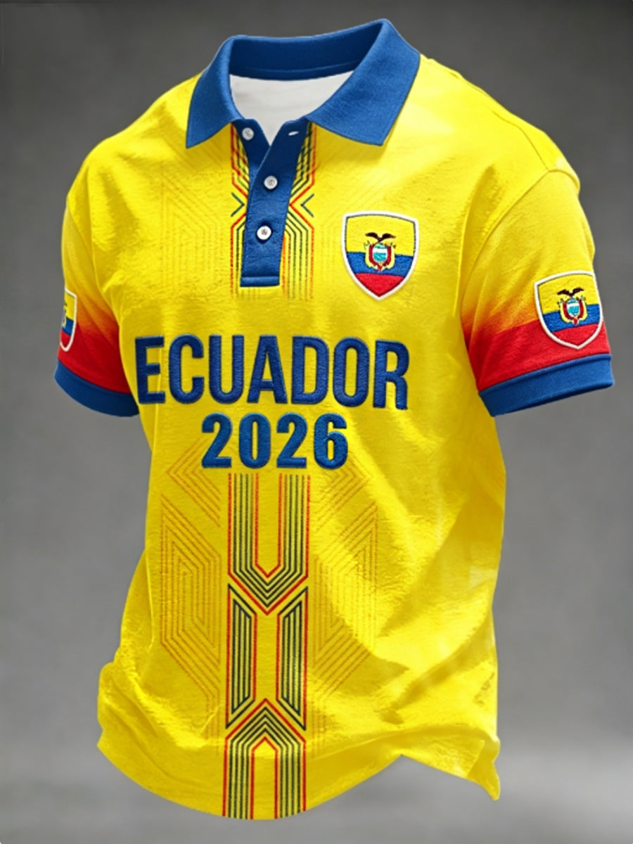 Men's ECUADOR 2026 Football polo shirt