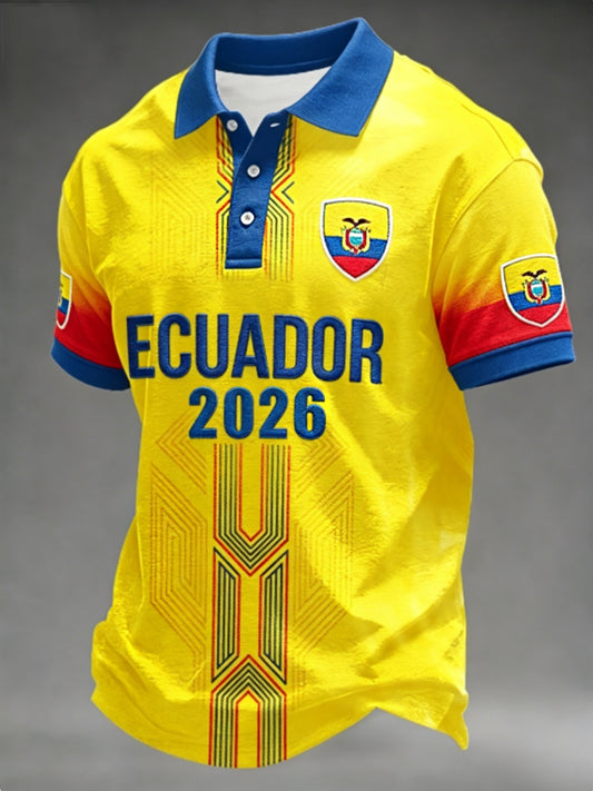 Men's ECUADOR 2026 Football polo shirt