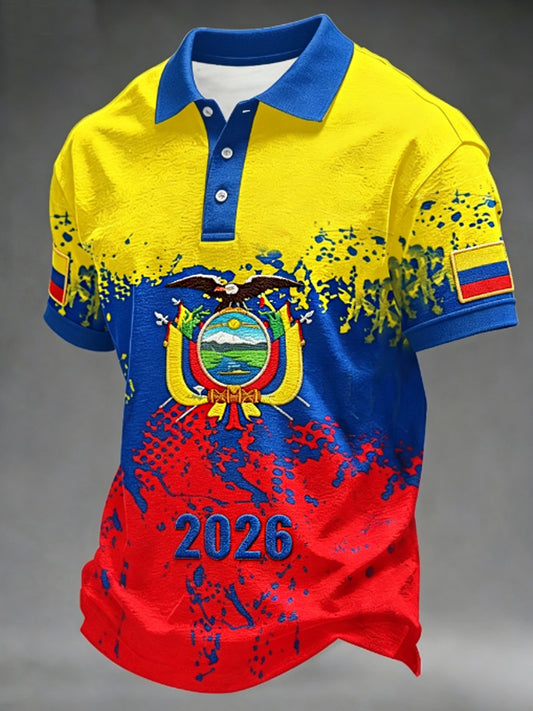 Men's ECUADOR 2026 Football polo shirt