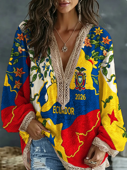 Women's ECUADOR 2026 Football T-Shirt