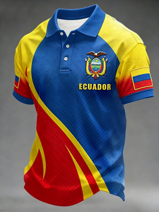Men's ECUADOR 2026 Football polo shirt
