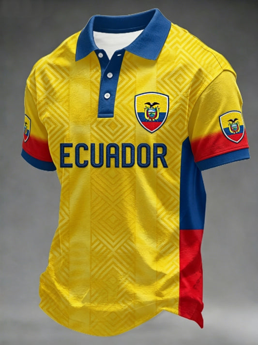 Men's ECUADOR 2026 Football polo shirt