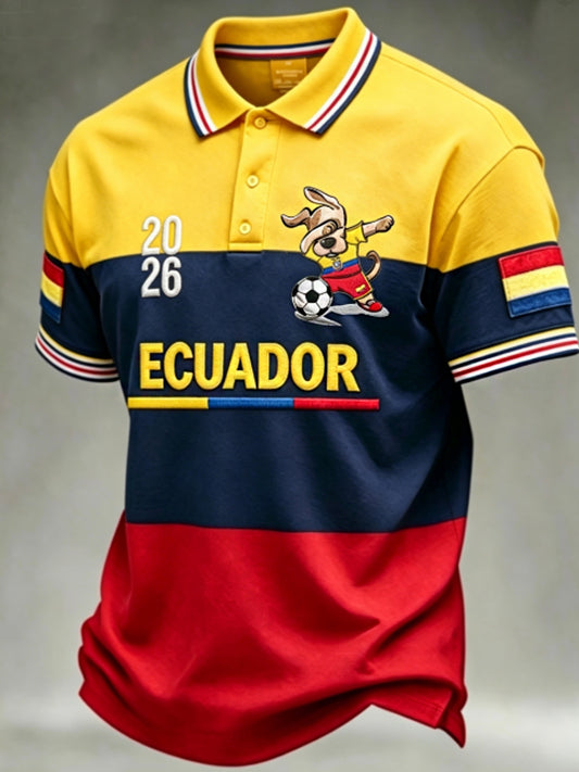 Men's ECUADOR 2026 Football polo shirt