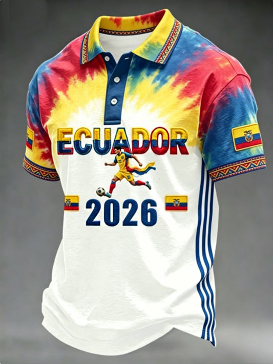 Men's ECUADOR 2026 Football polo shirt