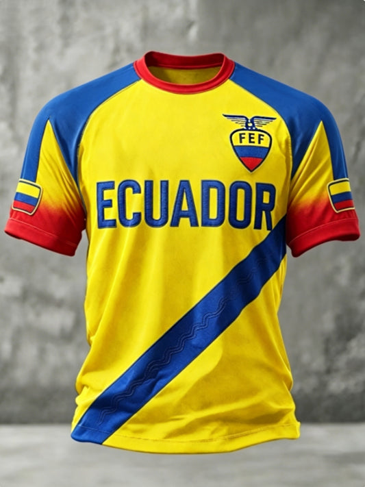 Men's ECUADOR 2026 Football short sleeve t-shirt