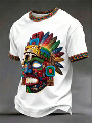 Men's Aztec Civilization Mask T-Shirts