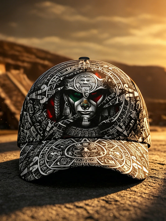 Unisex Mexican Aztec Culture Print Hat