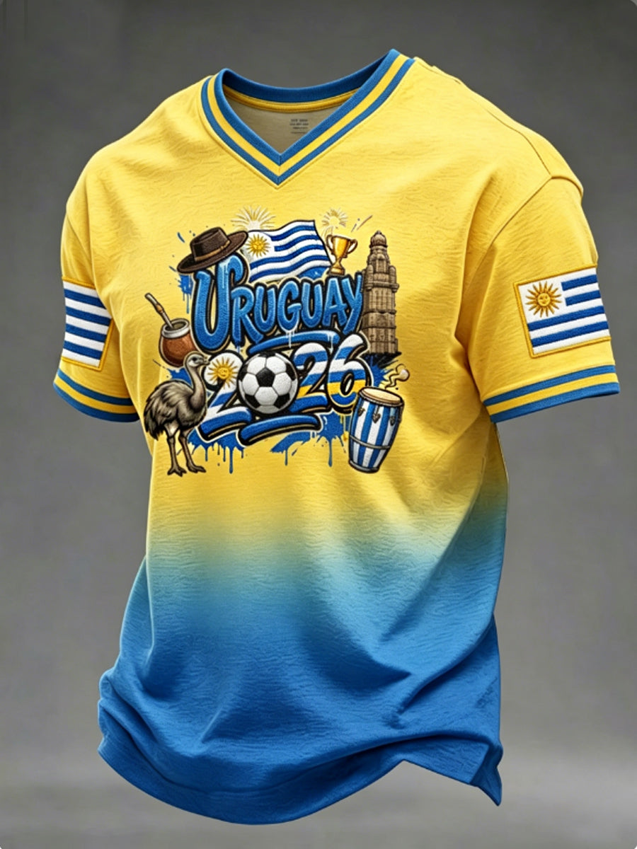 Men's V-neck T-shirt