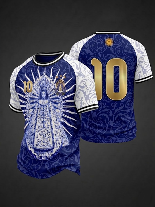 Men's Argentina Football Short Sleeve T-shirt