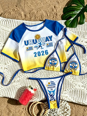 Women's 3-Piece Vacation Bikini Swimsuit Set