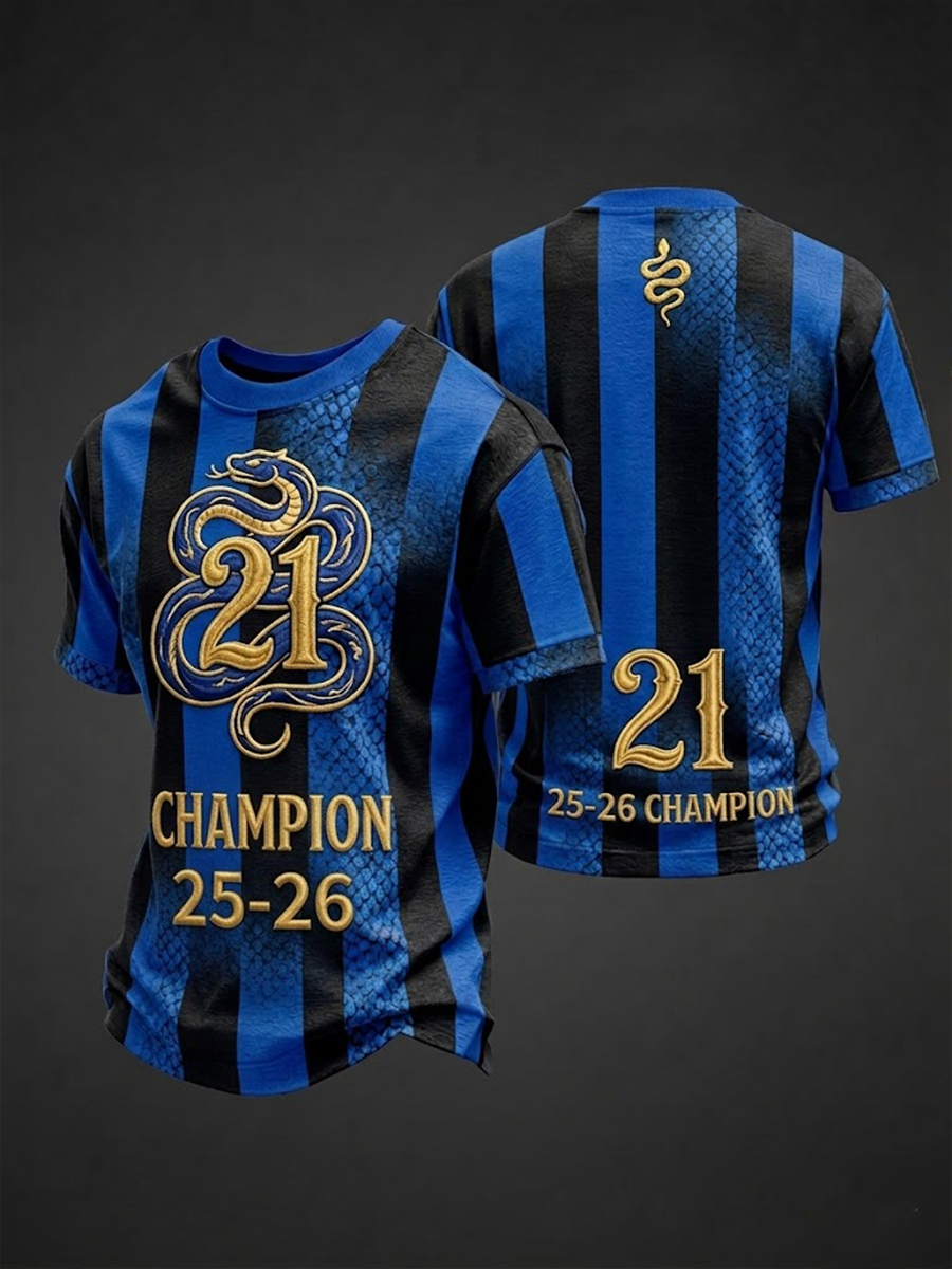 Men's Campioni D'Italia 2025-26 Short Sleeves T-shirt