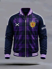 Men's UK Football Lover Scotland Printed Zip-Up Jacket