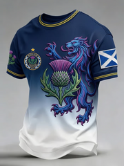 Men's UK Football Lover Scotland Printed short sleeves t-shirt