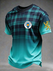 Men's UK Football Lover Scotland Printed short sleeves t-shirt