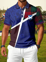 Men's UK Football Lover Scotland Printed polo shirt