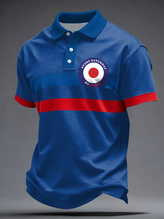Men's Scotland Football Saturday Lover Printed Casual Tops