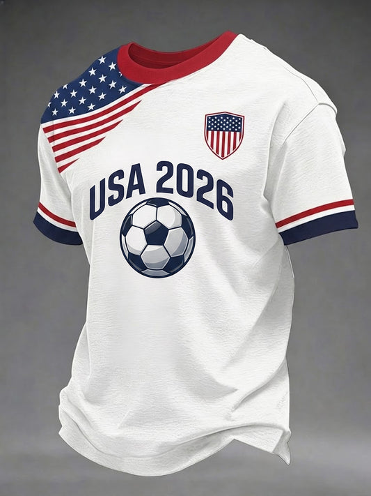 Men's Gift For Soccer Fans 2026 Soccer Gameday Casual Tee