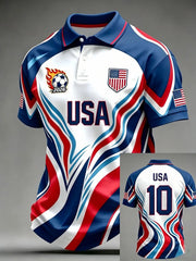 Men's USA Football Printed Shirt