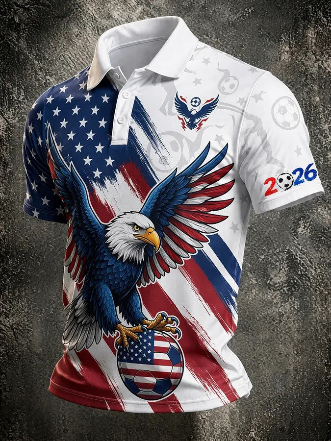 Men's USA Football Printed Shirt