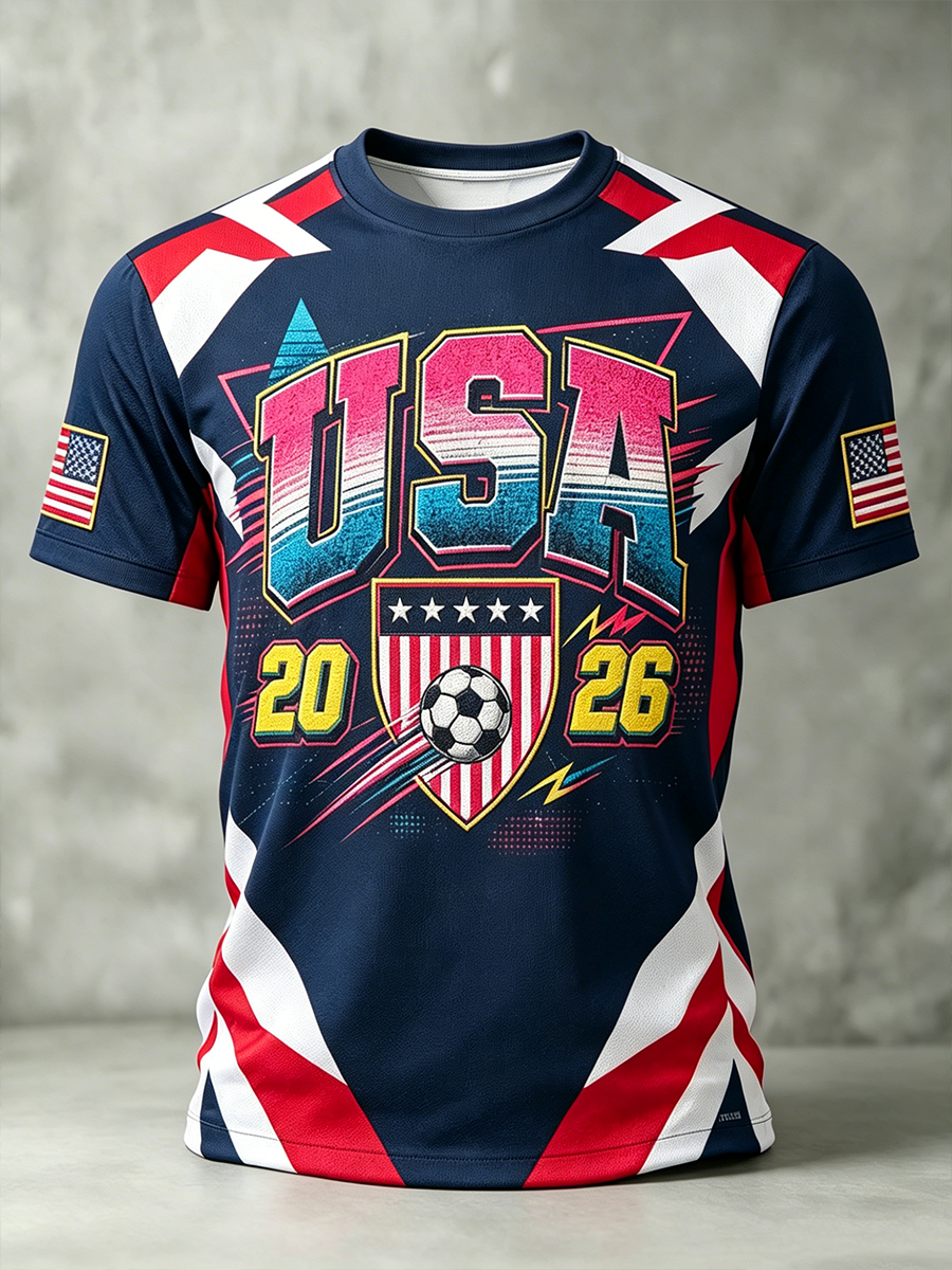 Men's USA Soccer Short Sleeves T-shirt