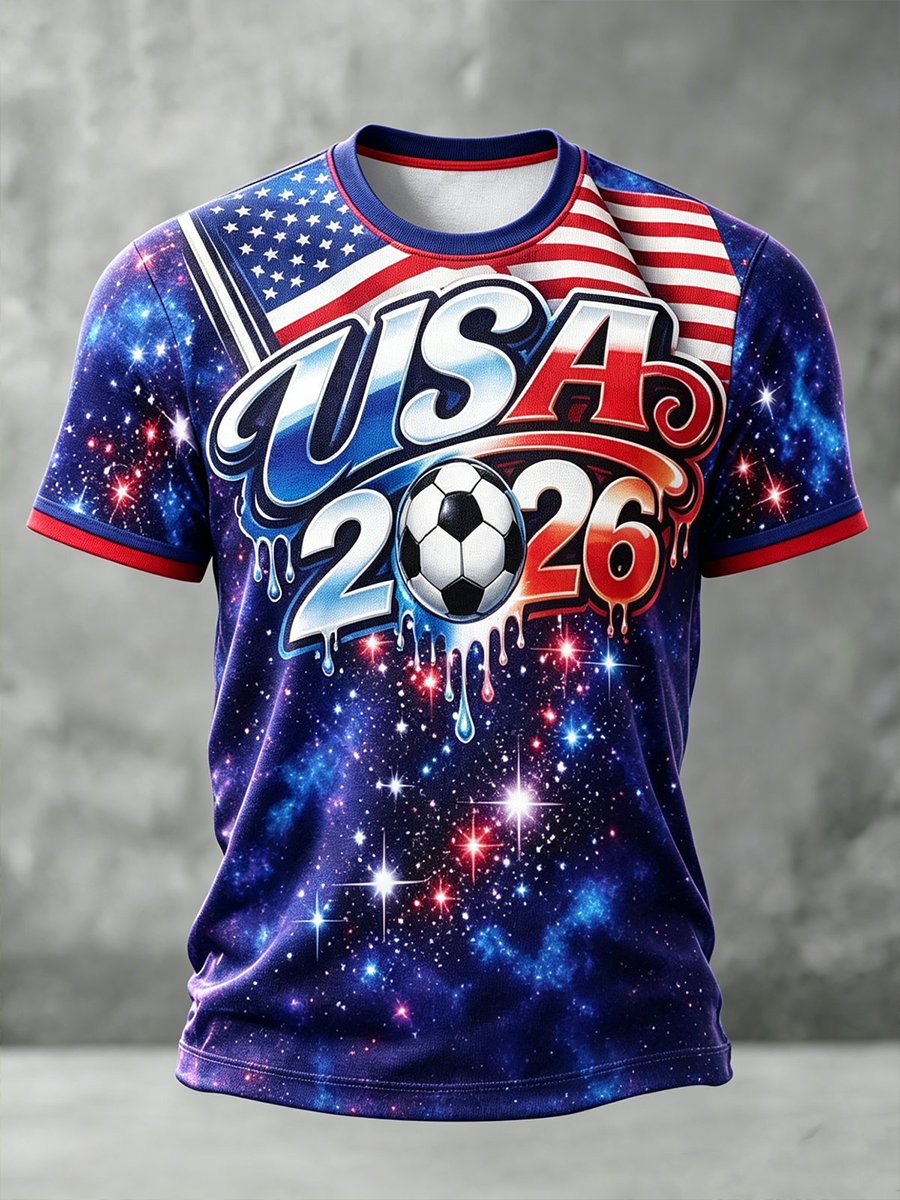 Men's USA Soccer Short Sleeves T-shirt
