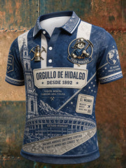 Men's Mexico Football Lover Tuzos Art Printed Casual Tops