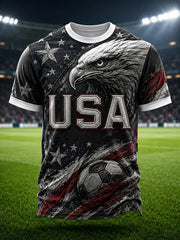 Men's USA Soccer Fan Print T-shirt