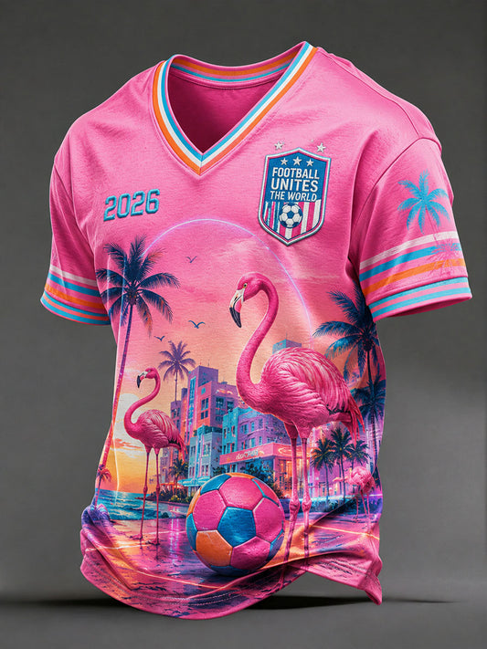 Men's American Football 2026 V-Neck T-Shirts