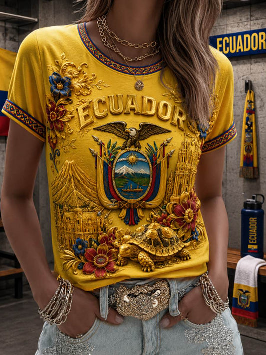 Women's short-sleeved T-shirt
