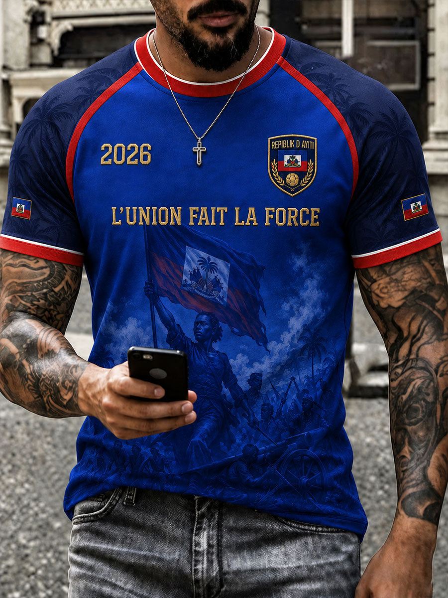 Men's 2026 Haiti Soccer T-Shirts