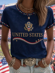Women's Gift For Soccer Fans Print Casual Tee