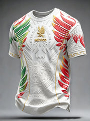 Men's Mexico Pride Art Printed T-shirt
